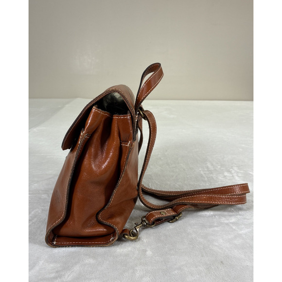 PATRICIA NASH Medium Leather Backpack Vintage Benefits Charity - Picture 6 of 16